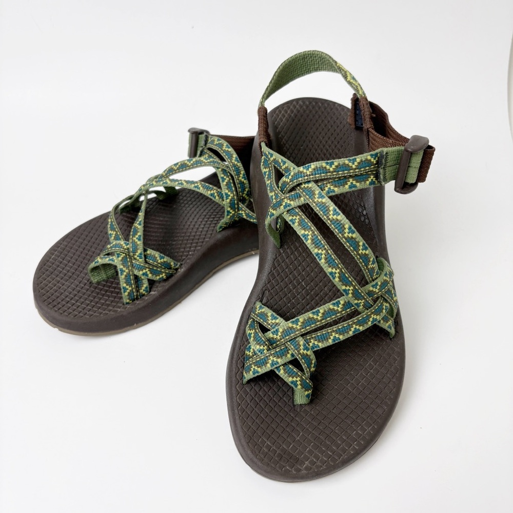 Chaco Strappy Sandals Green